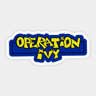 Operation Ivy Classic Yellow Sticker